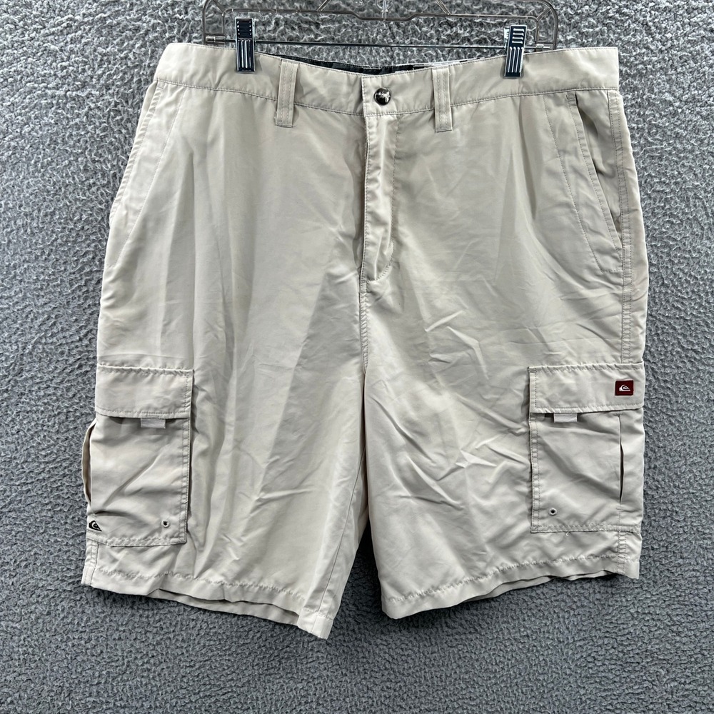 Quiksilver Men Cargo Shorts 38 Gorpcore Utility Surf Skate Outdoor Hiking Casual